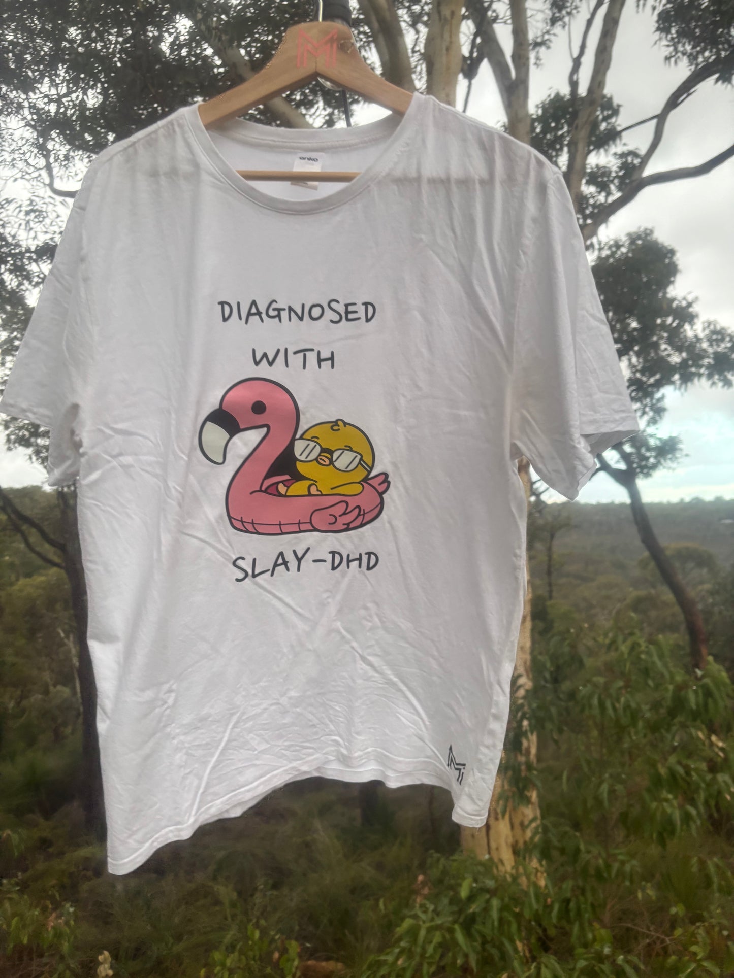 Diagnosed with slay-dhd.                    I got that Slay-dhd